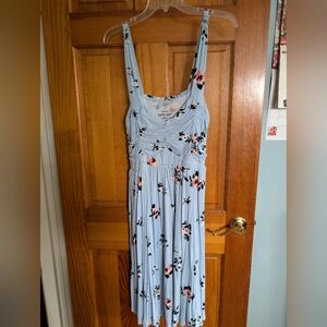 Torrid Light Blue Floral Knit Top
